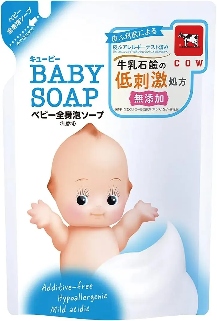 Kewpie Baby Body Soap, Foam Type, Refill, 350ml