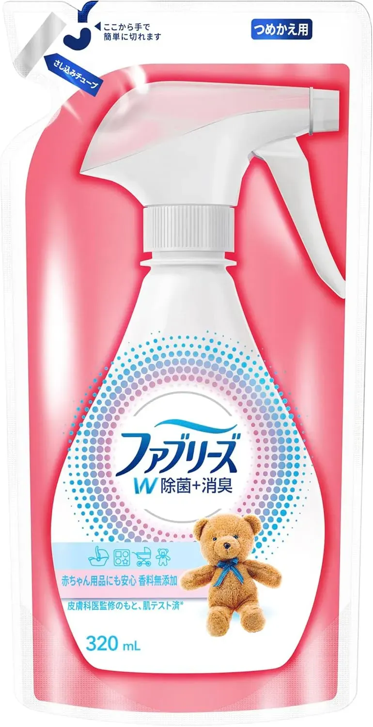 Febreze Fabric Deodorizing Spray, Fragrance Free, Refill, 320 ml